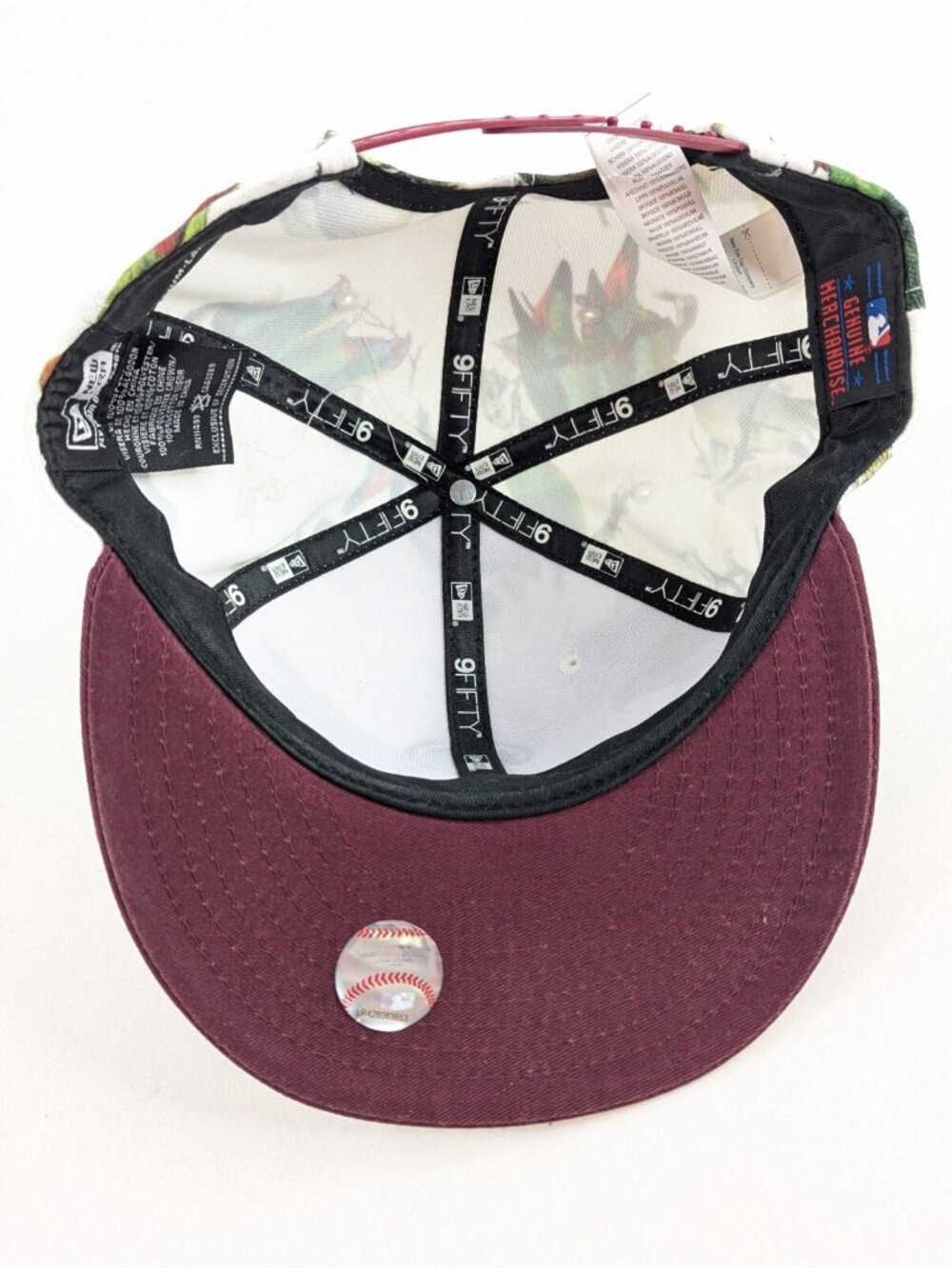 New Era Philadelphia Phillies 9FIFTY Hat Snapback MLB Tropical Birds Cap - NWOT - Picture 6 of 9